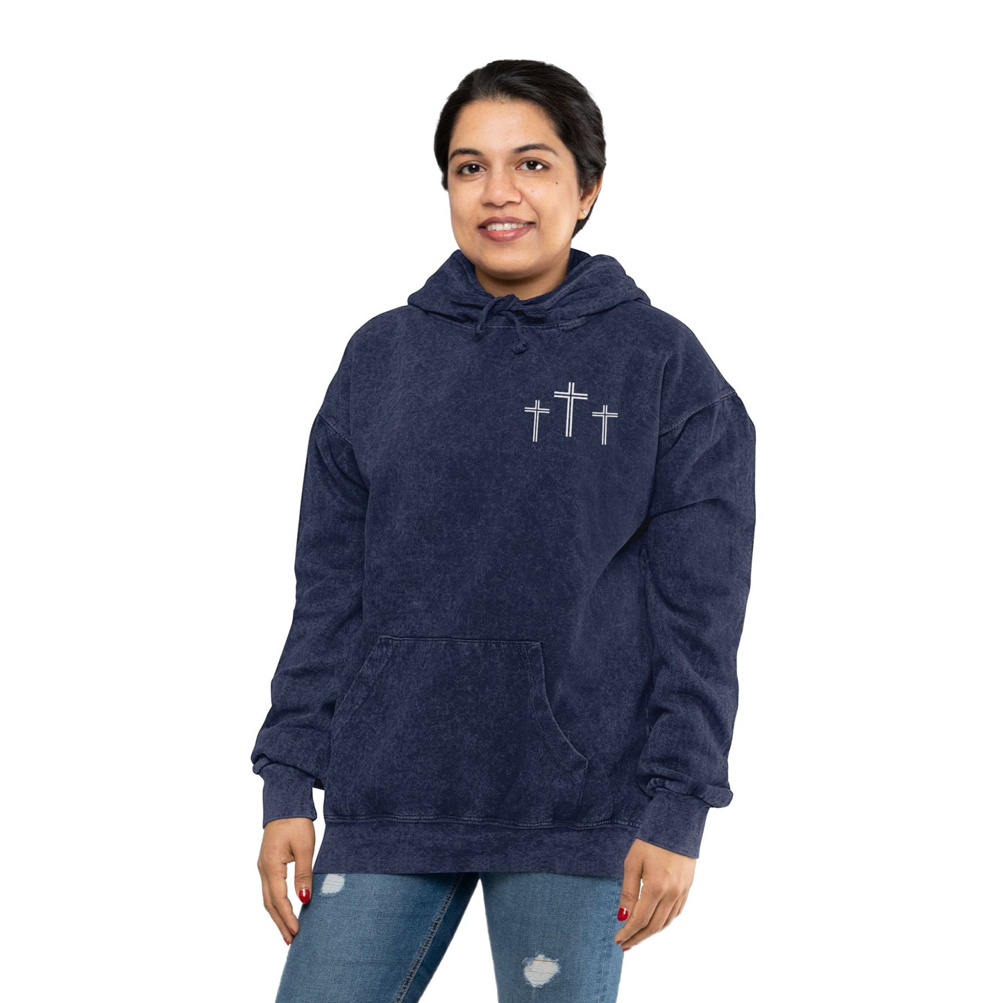 By Grace Lion of Judah-Unisex Mineral Wash Hoodie