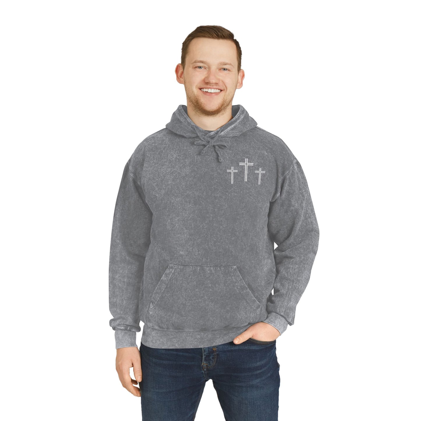 By Grace Lion of Judah-Unisex Mineral Wash Hoodie