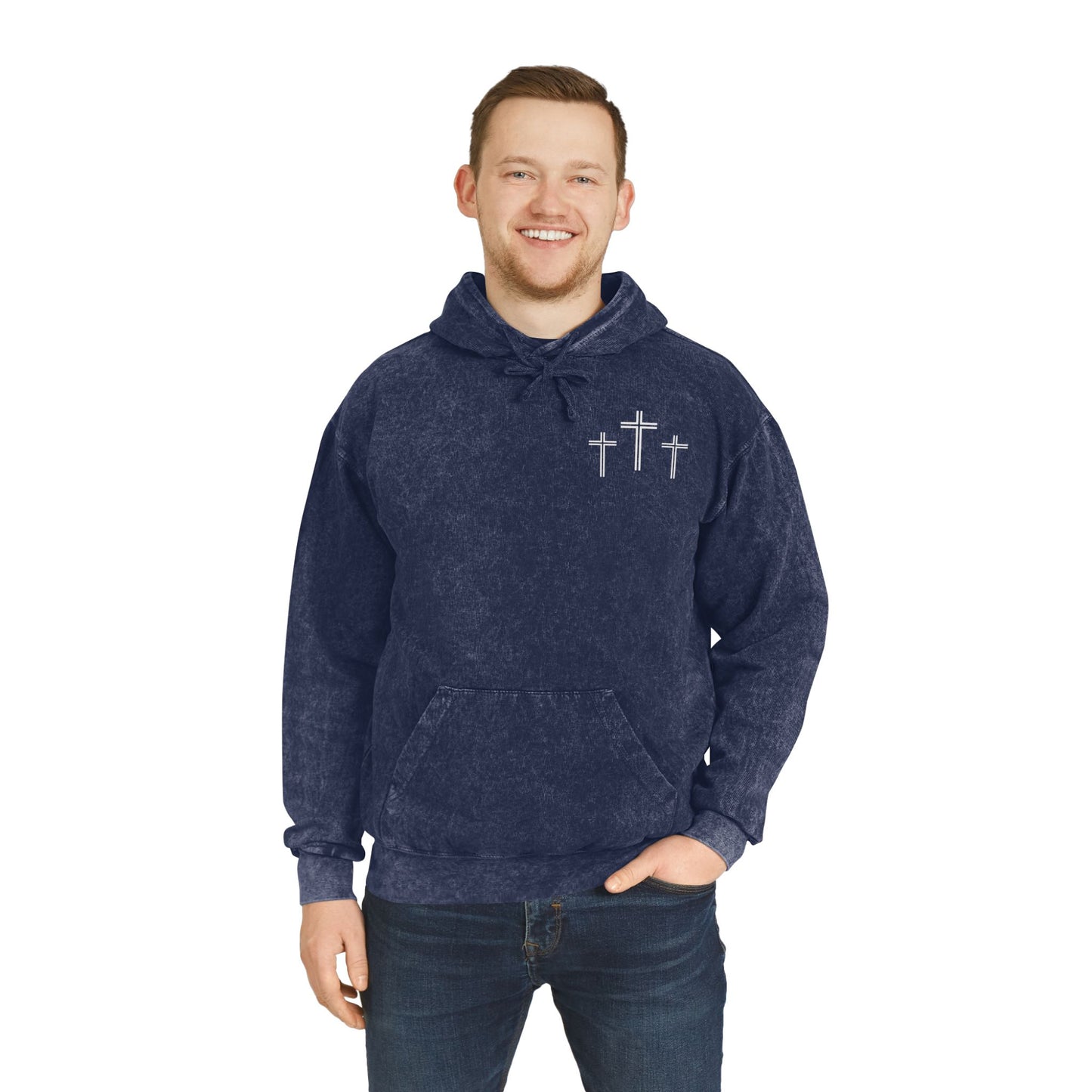 By Grace Lion of Judah-Unisex Mineral Wash Hoodie